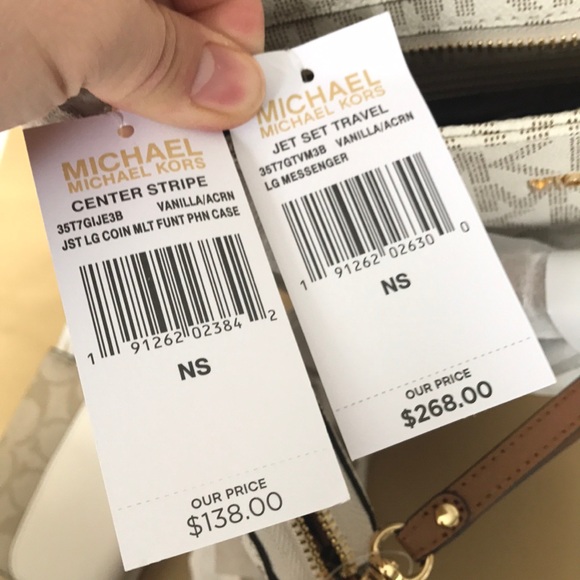 💦🌻Mk messenger set🌻crossbody/large/ vanilla - Picture 7 of 8